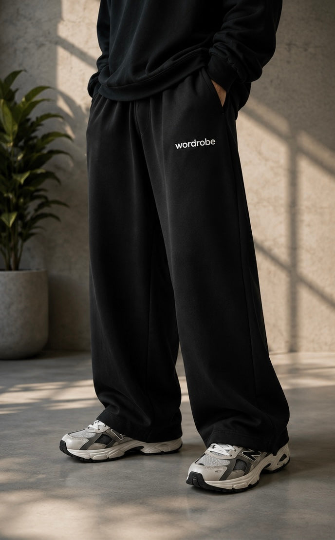 Everyday Unisex Black Joggers