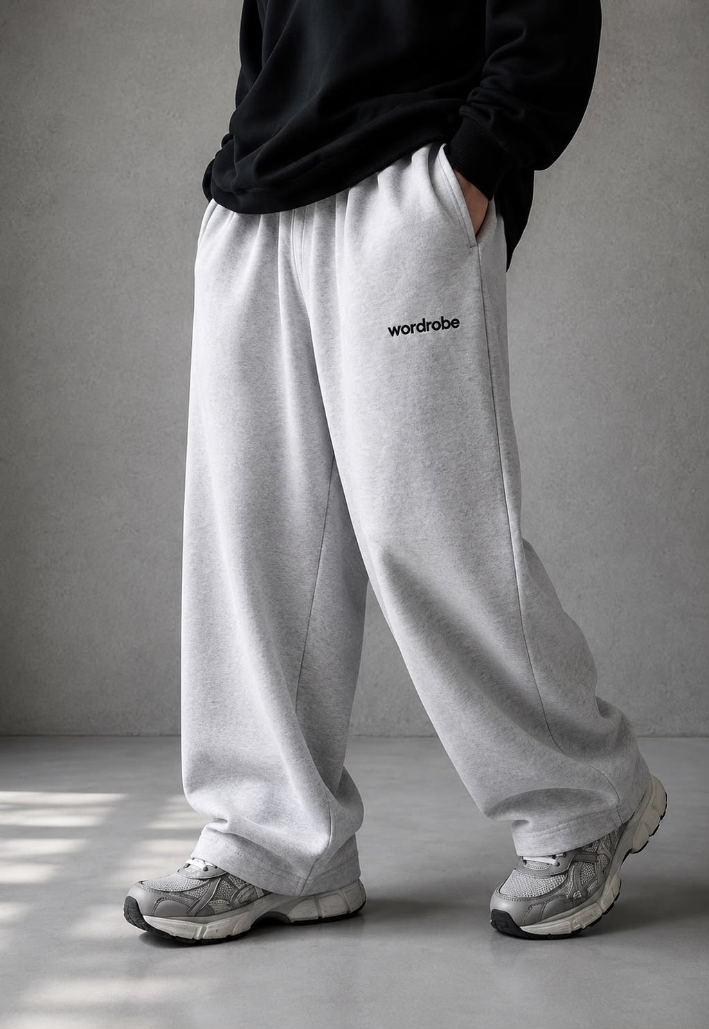 Everyday Unisex  White Joggers