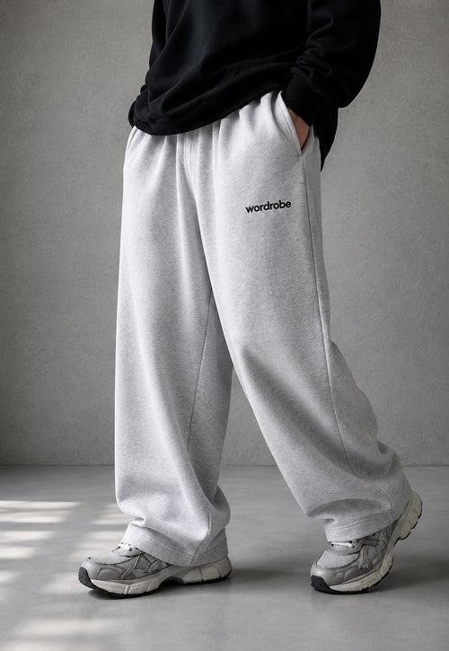Everyday Unisex  White Joggers