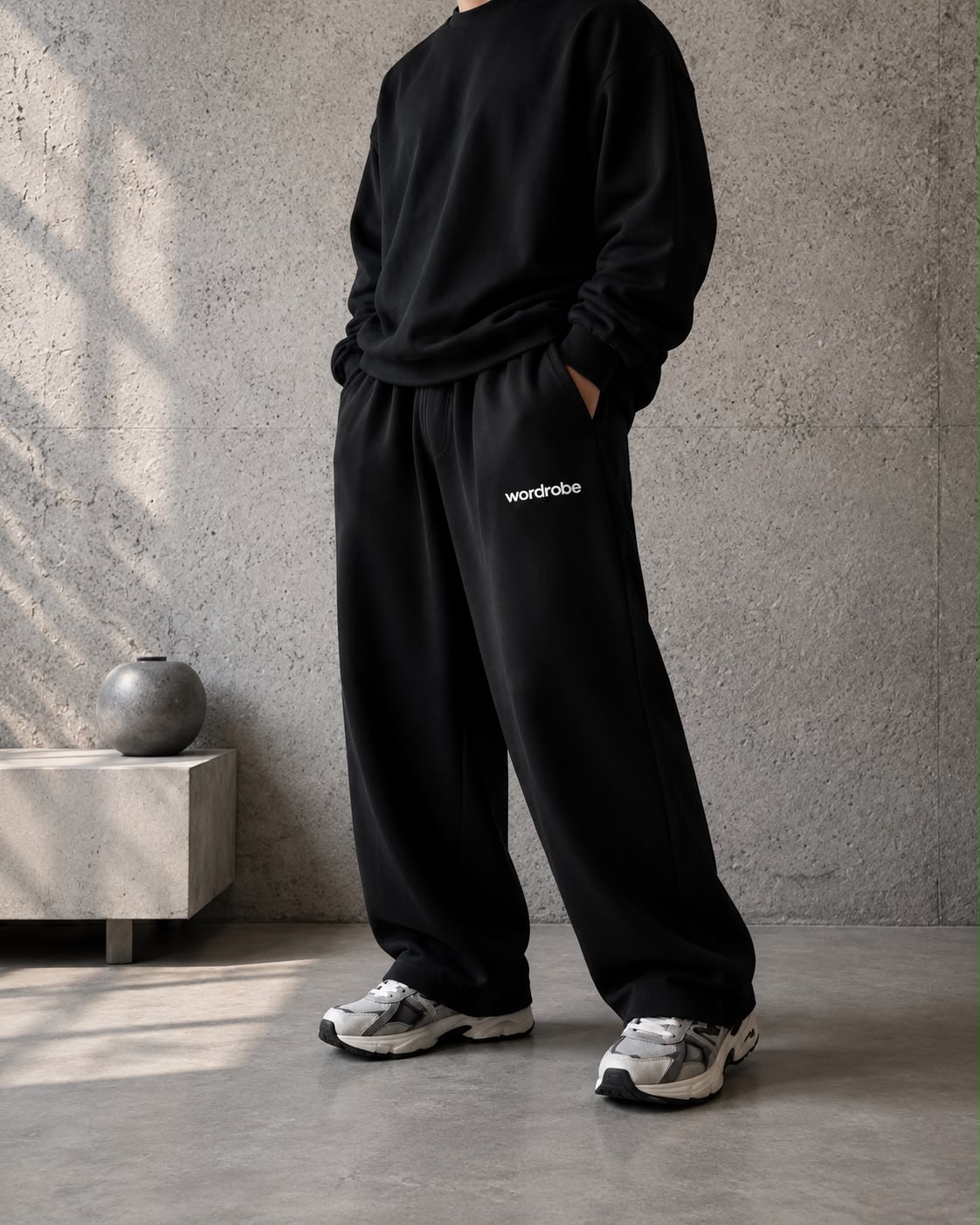 Everyday Unisex Black Joggers